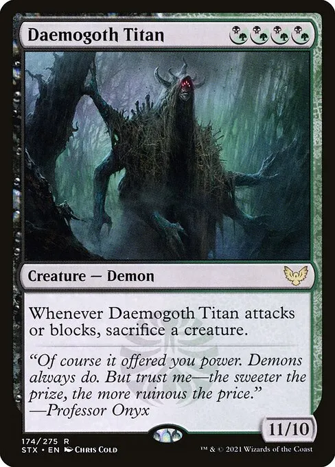 Daemogoth Titan — Strixhaven: School of Mages