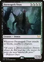 Daemogoth Titan — Strixhaven: School of Mages