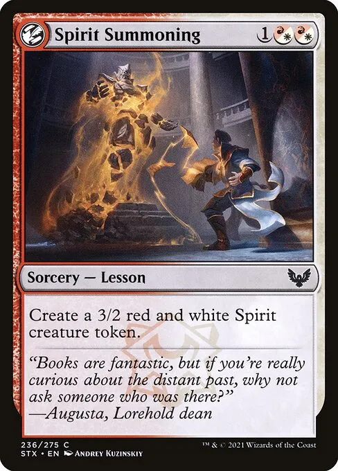 Spirit Summoning — Strixhaven: School of Mages