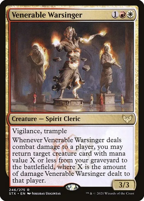 Venerable Warsinger — Strixhaven: School of Mages