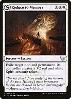 Reduce to Memory — Strixhaven: School of Mages