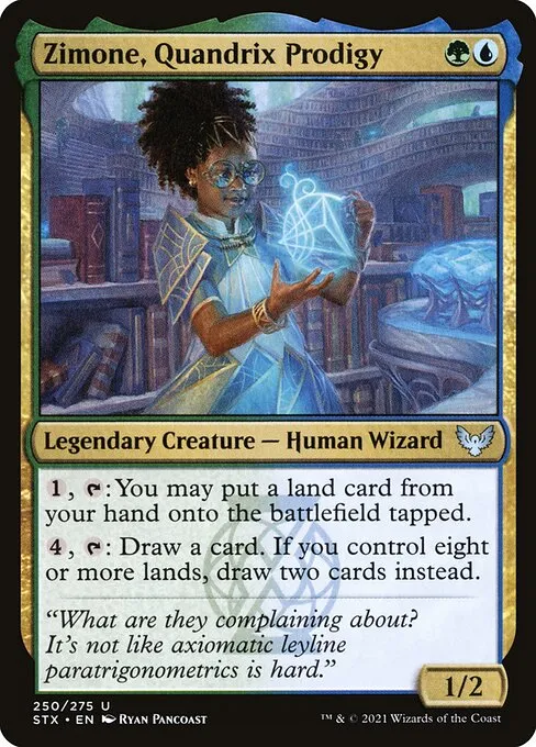 Zimone, Quandrix Prodigy — Strixhaven: School of Mages