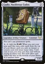 Codie, Vociferous Codex — Strixhaven: School of Mages