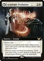 Academic Probation — Strixhaven: School of Mages