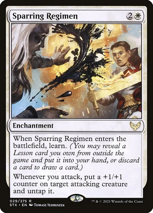 Sparring Regimen — Strixhaven: School of Mages