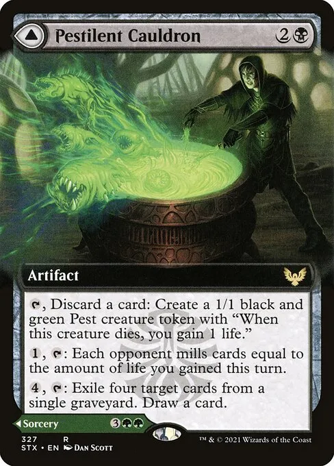 Pestilent Cauldron // Restorative Burst — Strixhaven: School of Mages