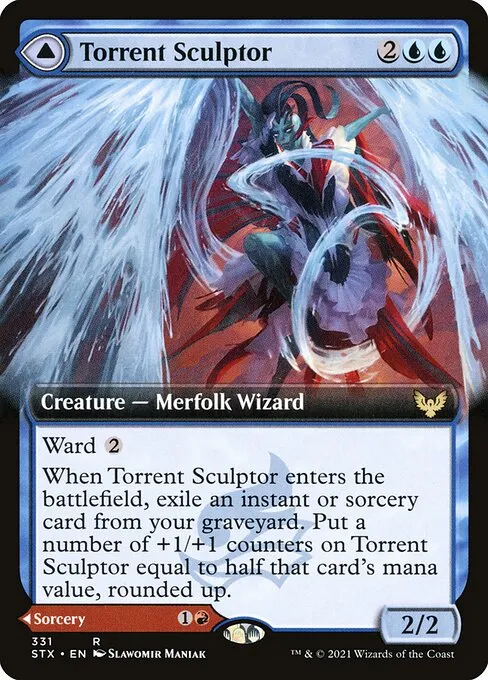 Torrent Sculptor // Flamethrower Sonata — Strixhaven: School of Mages