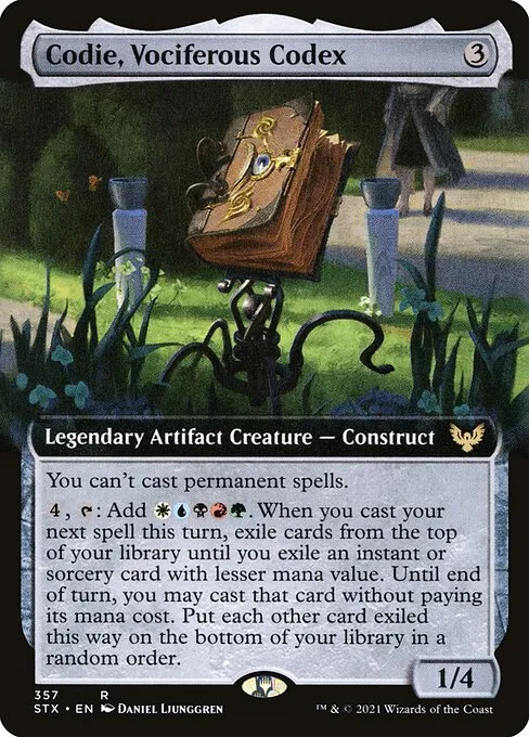 Codie, Vociferous Codex — Strixhaven: School of Mages