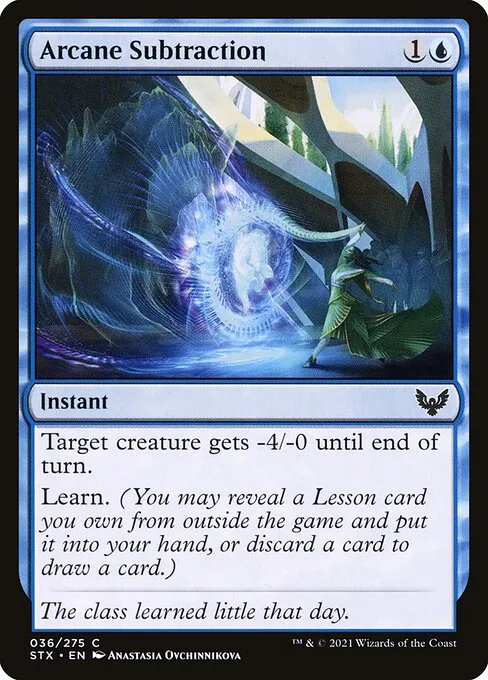 Arcane Subtraction — Strixhaven: School of Mages