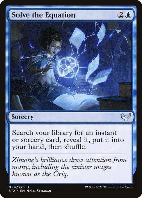Solve the Equation — Strixhaven: School of Mages