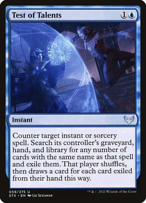 Test of Talents — Strixhaven: School of Mages