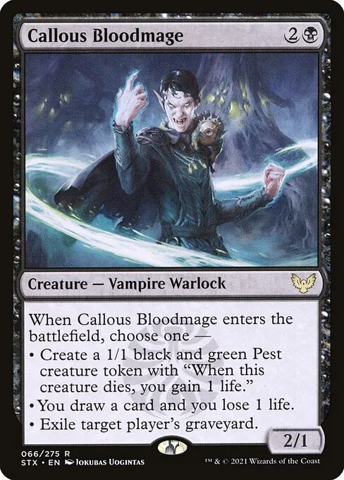 Callous Bloodmage — Strixhaven: School of Mages