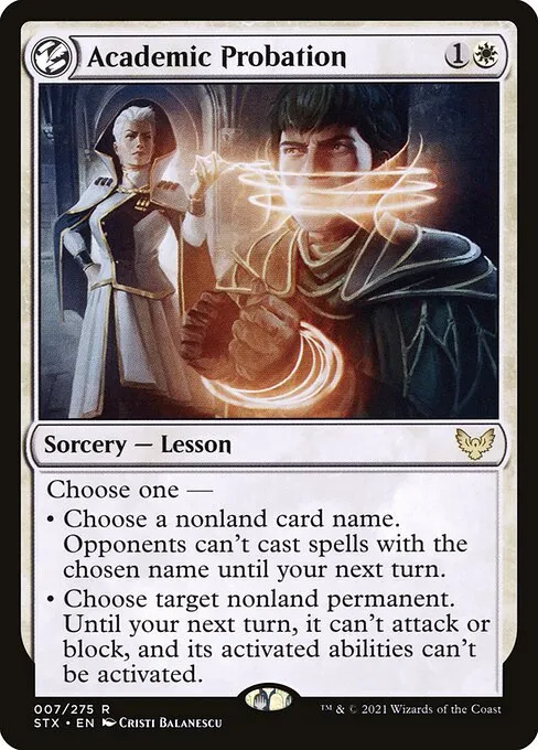 Academic Probation — Strixhaven: School of Mages