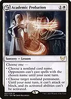 Academic Probation — Strixhaven: School of Mages
