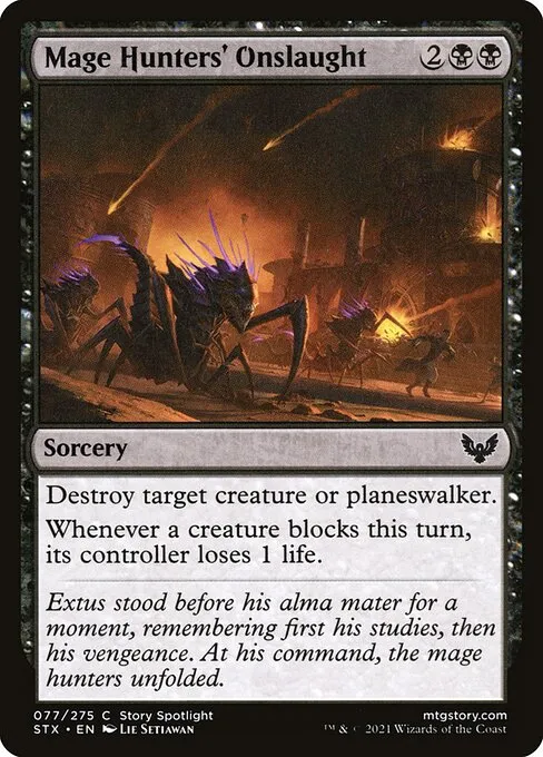 Mage Hunters' Onslaught — Strixhaven: School of Mages