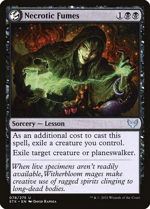 Necrotic Fumes — Strixhaven: School of Mages