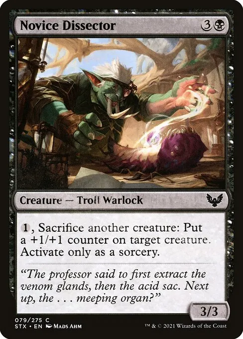 Novice Dissector — Strixhaven: School of Mages