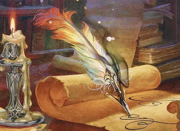Art detail — Poet's Quill