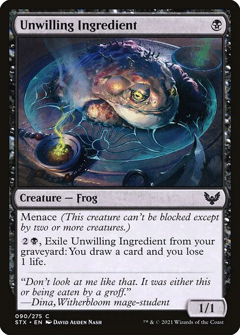 Unwilling Ingredient — Strixhaven: School of Mages