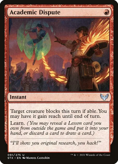 Academic Dispute — Strixhaven: School of Mages