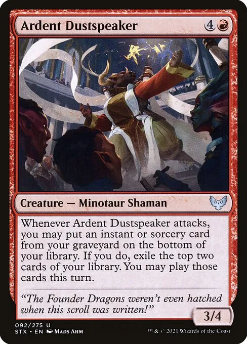 Ardent Dustspeaker — Strixhaven: School of Mages