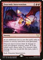Draconic Intervention — Strixhaven: School of Mages