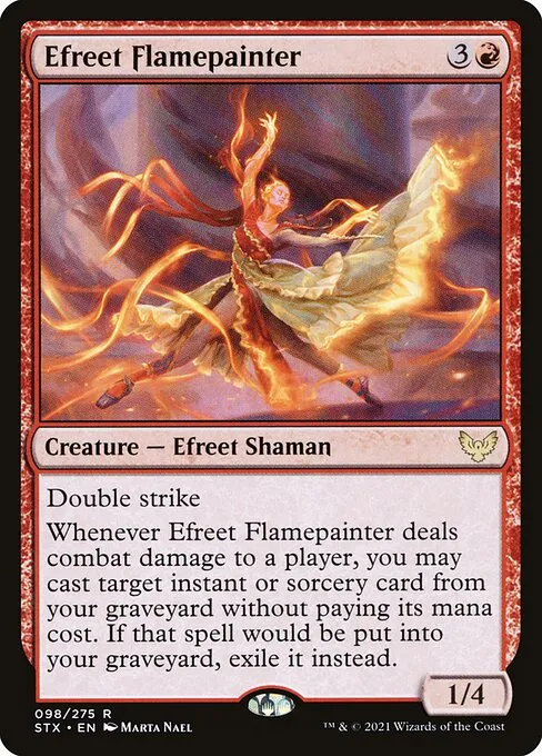Efreet Flamepainter — Strixhaven: School of Mages