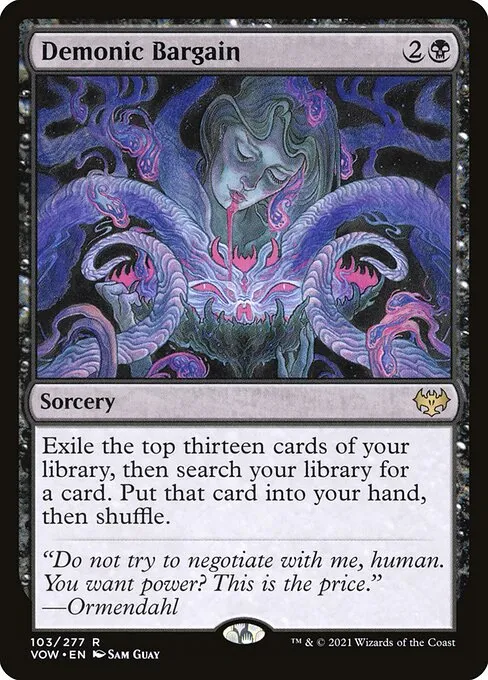 Demonic Bargain — Innistrad: Crimson Vow