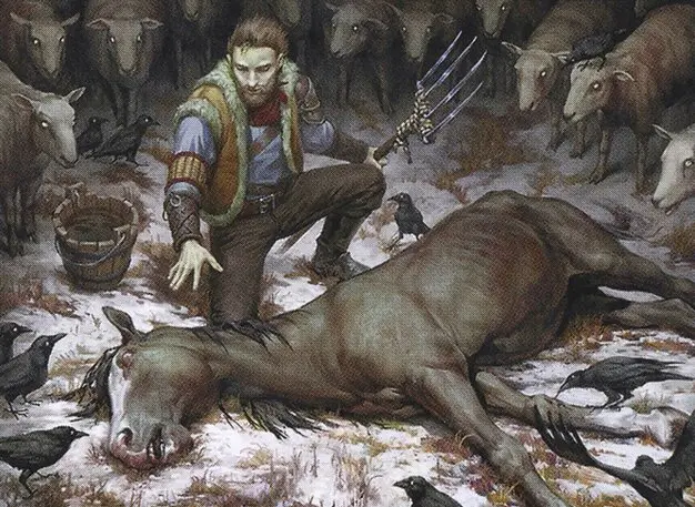 Art detail — Desperate Farmer // Depraved Harvester