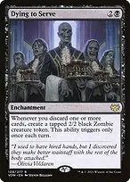 Dying to Serve — Innistrad: Crimson Vow