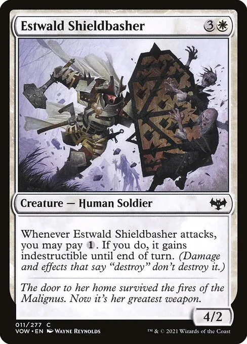 Estwald Shieldbasher — Innistrad: Crimson Vow