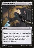 Hero's Downfall — Innistrad: Crimson Vow