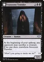 Innocent Traveler // Malicious Invader — Innistrad: Crimson Vow