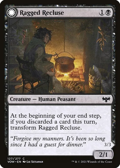 Ragged Recluse // Odious Witch — Innistrad: Crimson Vow