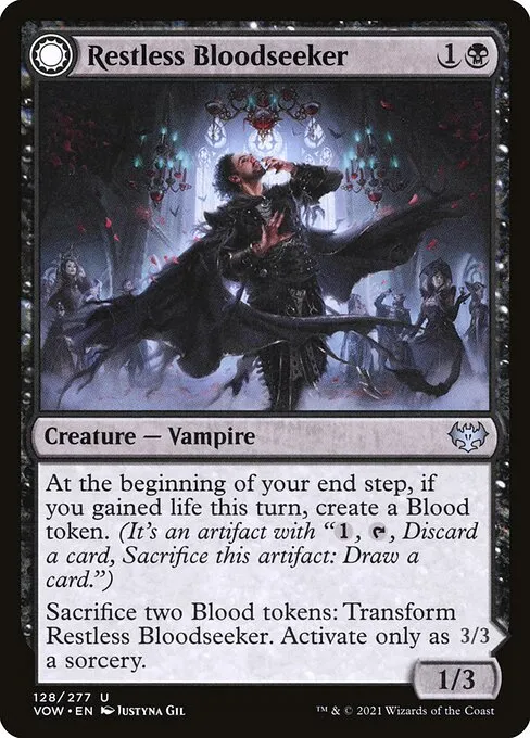 Restless Bloodseeker // Bloodsoaked Reveler — Innistrad: Crimson Vow