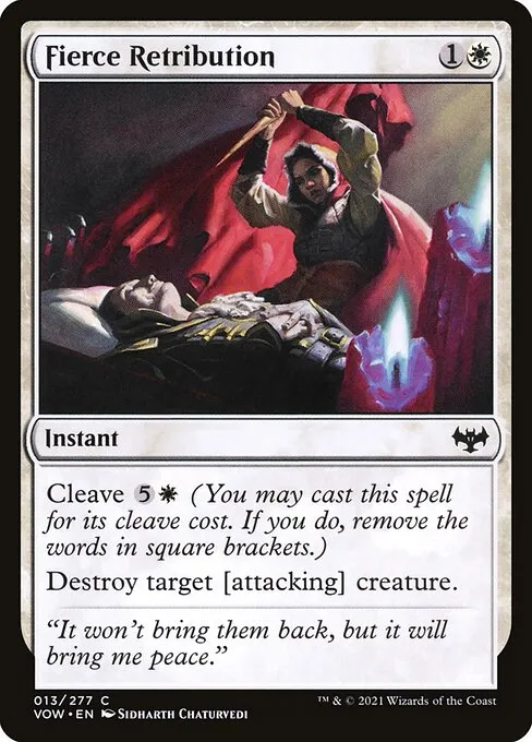 Fierce Retribution — Innistrad: Crimson Vow