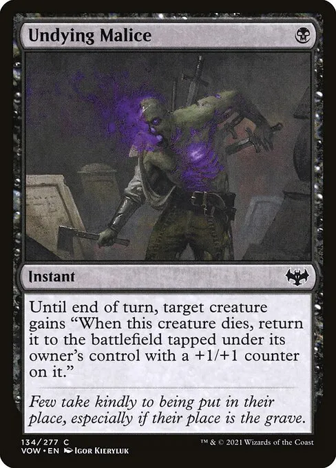 Undying Malice — Innistrad: Crimson Vow