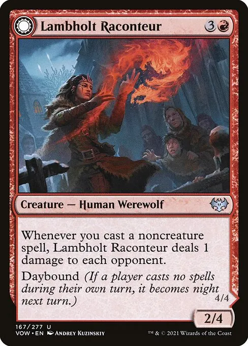 Lambholt Raconteur // Lambholt Ravager — Innistrad: Crimson Vow