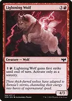 Lightning Wolf — Innistrad: Crimson Vow