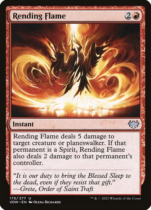 Rending Flame — Innistrad: Crimson Vow
