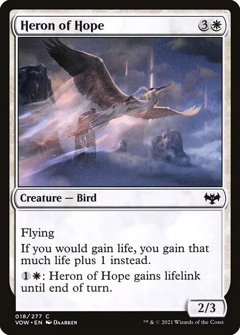 Heron of Hope — Innistrad: Crimson Vow