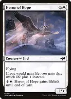 Heron of Hope — Innistrad: Crimson Vow