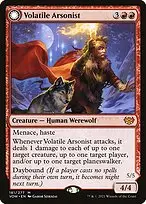 Volatile Arsonist // Dire-Strain Anarchist — Innistrad: Crimson Vow