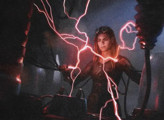 Art detail — Voltaic Visionary // Volt-Charged Berserker