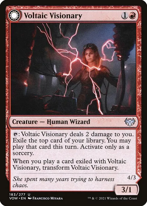Voltaic Visionary // Volt-Charged Berserker — Innistrad: Crimson Vow