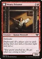 Weary Prisoner // Wrathful Jailbreaker — Innistrad: Crimson Vow