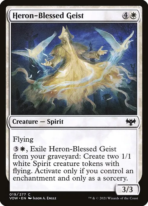 Heron-Blessed Geist — Innistrad: Crimson Vow