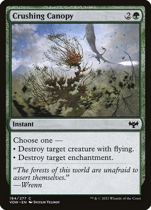 Crushing Canopy — Innistrad: Crimson Vow