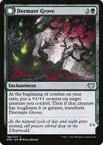 Dormant Grove // Gnarled Grovestrider — Innistrad: Crimson Vow