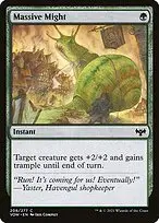 Massive Might — Innistrad: Crimson Vow
